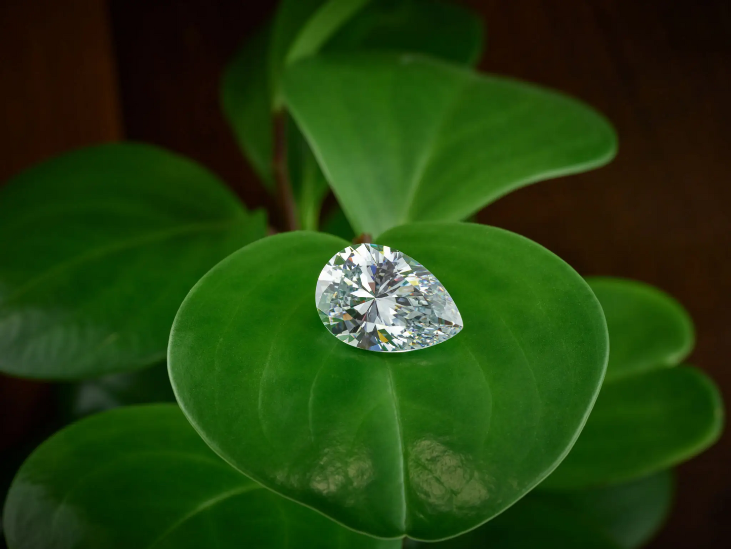DIAMODIA™ Pear Cut — 1.25ct (6×8mm) | Elegant Drop