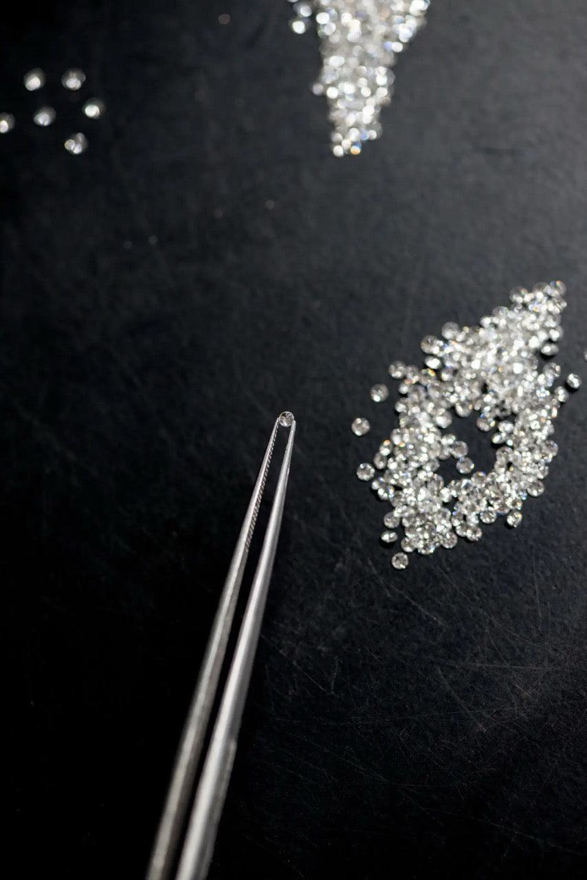 DIAMODIA™ Round Cut — 0.007ct (1.1mm) | Poised Precision