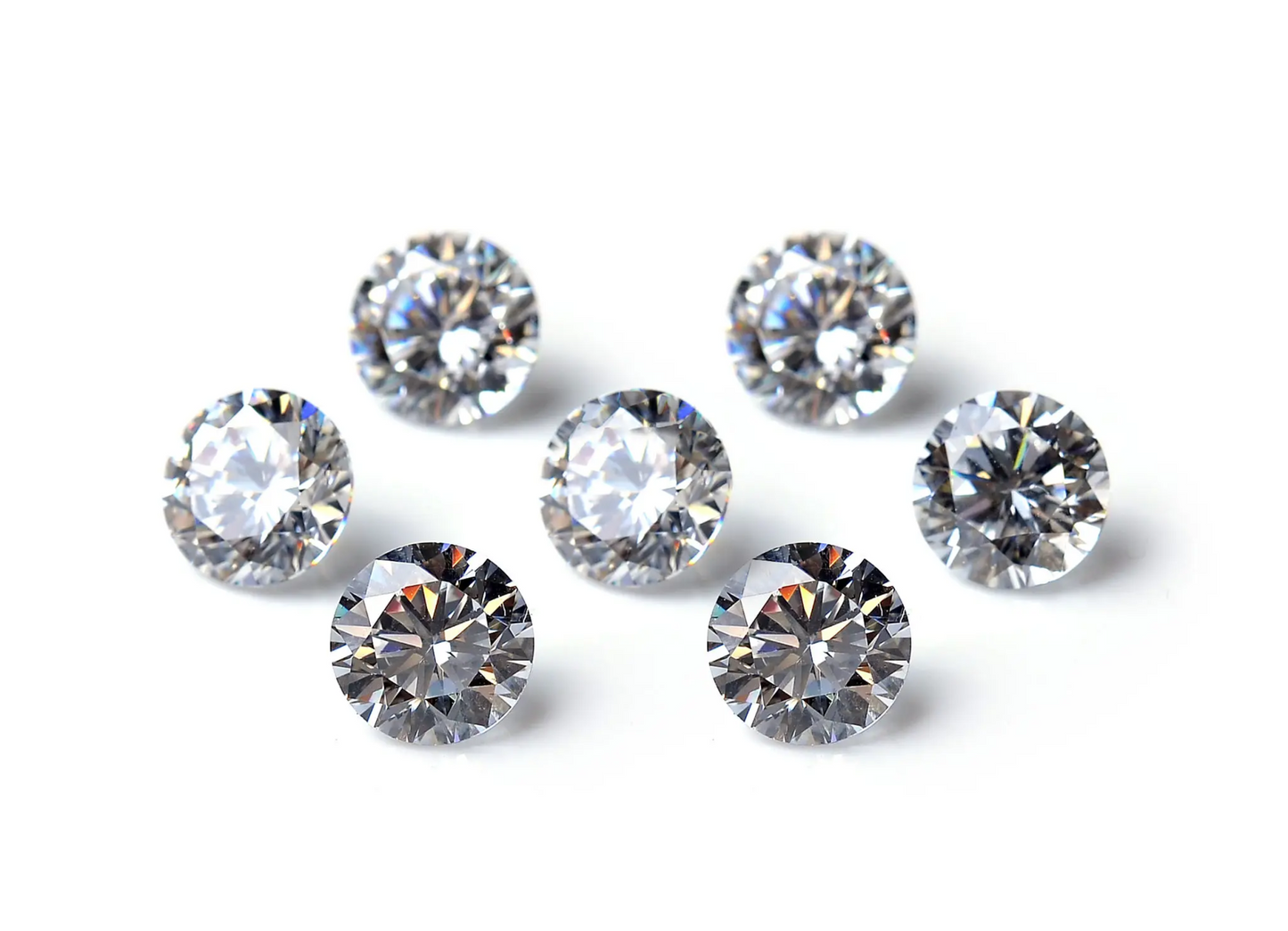 DIAMODIA™ Round Cut — 0.14ct (3.2mm) | Natural Accent Sparkle